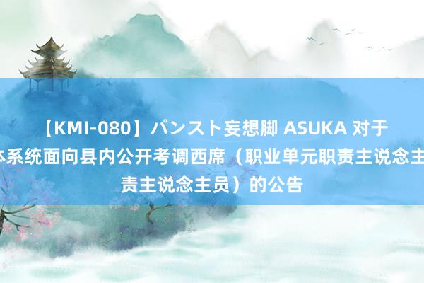 【KMI-080】パンスト妄想脚 ASUKA 对于2022年教体系统面向县内公开考调西席（职业单元职责主说念主员）的公告